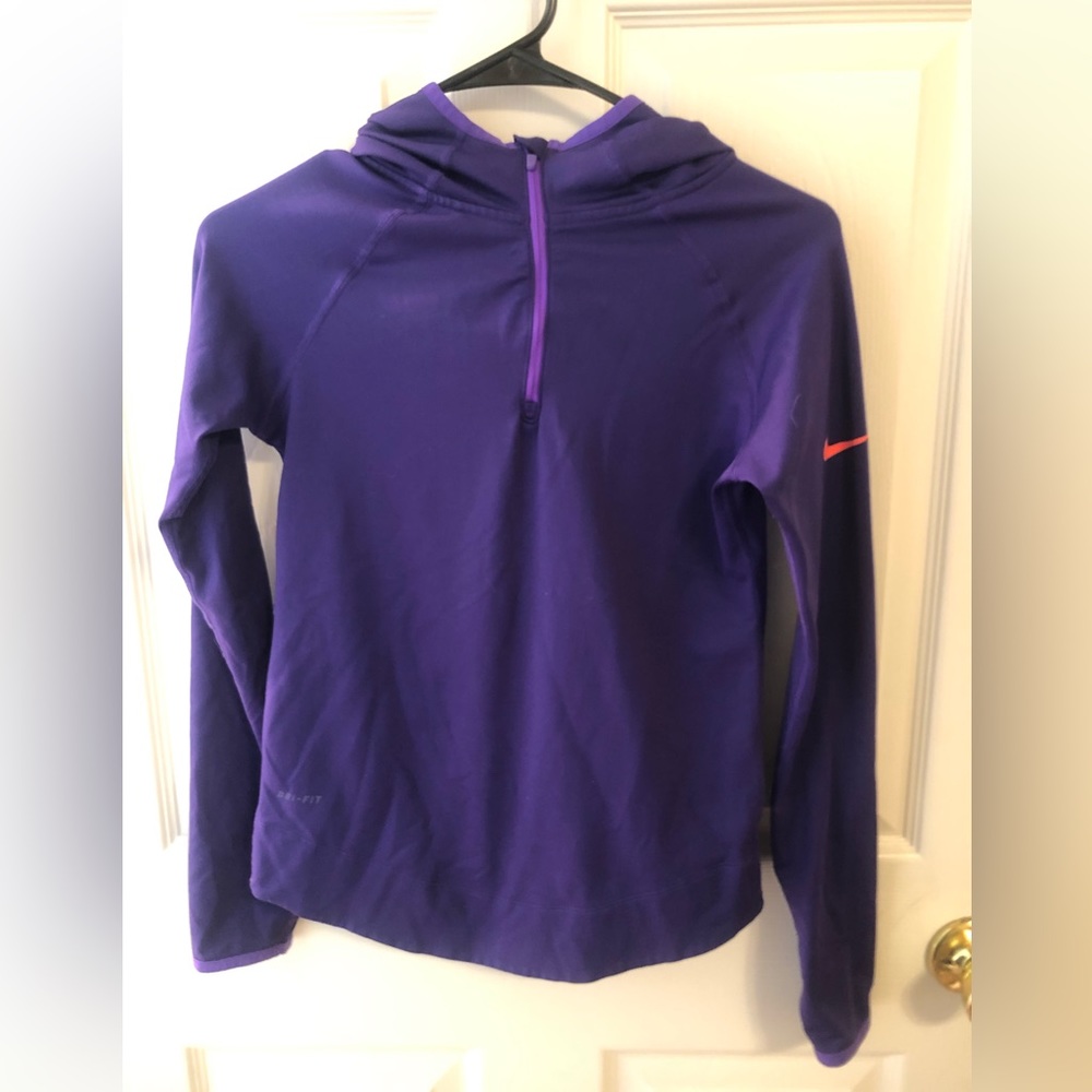 Nike Pro size large dri-fit 3/4 zip sweatshirt